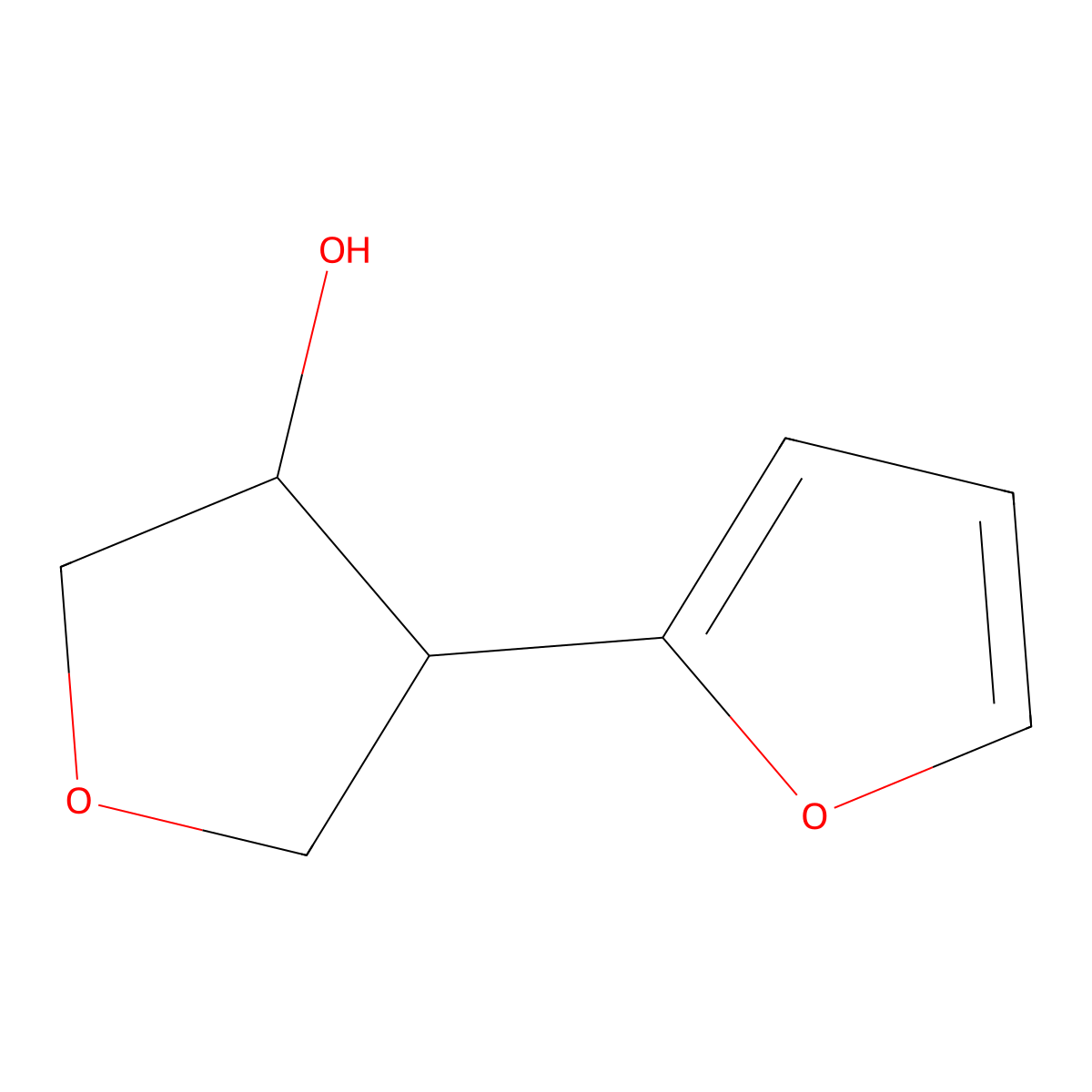 4-(Furan-2-yl)oxolan-3-ol molecular structure, CAS 1420793-84-5