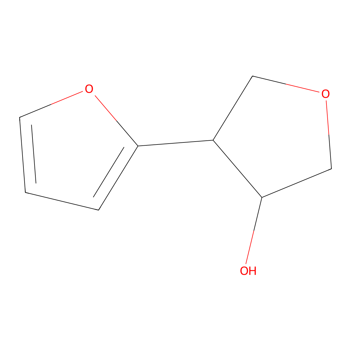 4-(Furan-2-yl)oxolan-3-ol molecular structure, CAS 1420793-84-5