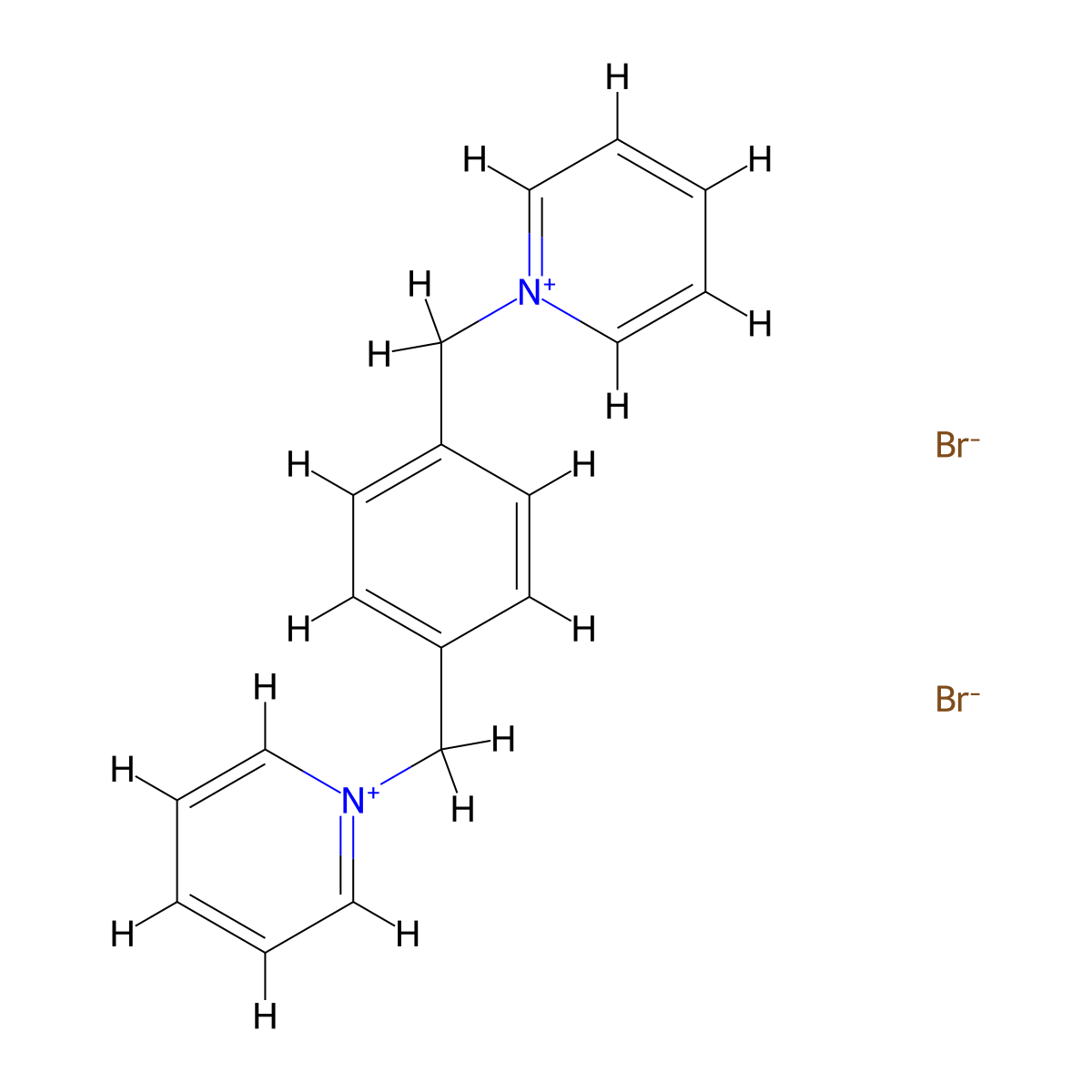 N,N'-4-Xylylenebis(pyridinium) molecular structure, CAS 14208-10-7