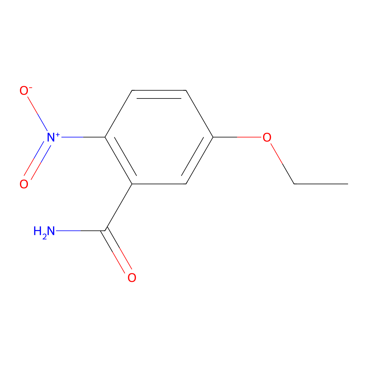 5-Ethoxy-2-nitrobenzamide molecular structure, CAS 1420800-21-0