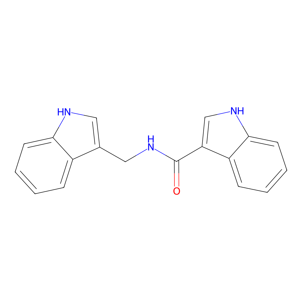 N-(1H-Indol-3-ylmethyl)-1H-indole-3-carboxamide molecular structure, CAS 1420800-45-8