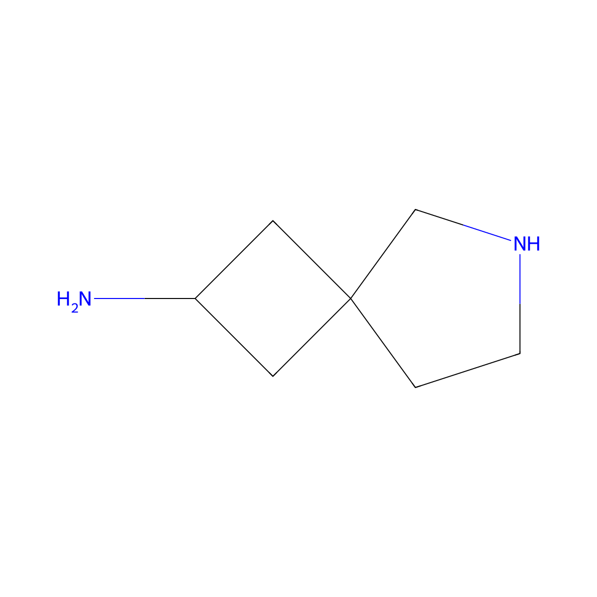 6-Azaspiro[3.4]octan-2-amine molecular structure, CAS 1420849-80-4