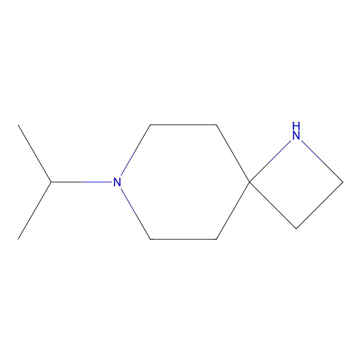 7-Isopropyl-1,7-diazaspiro[3.5]nonane molecular structure, CAS 1420866-94-9