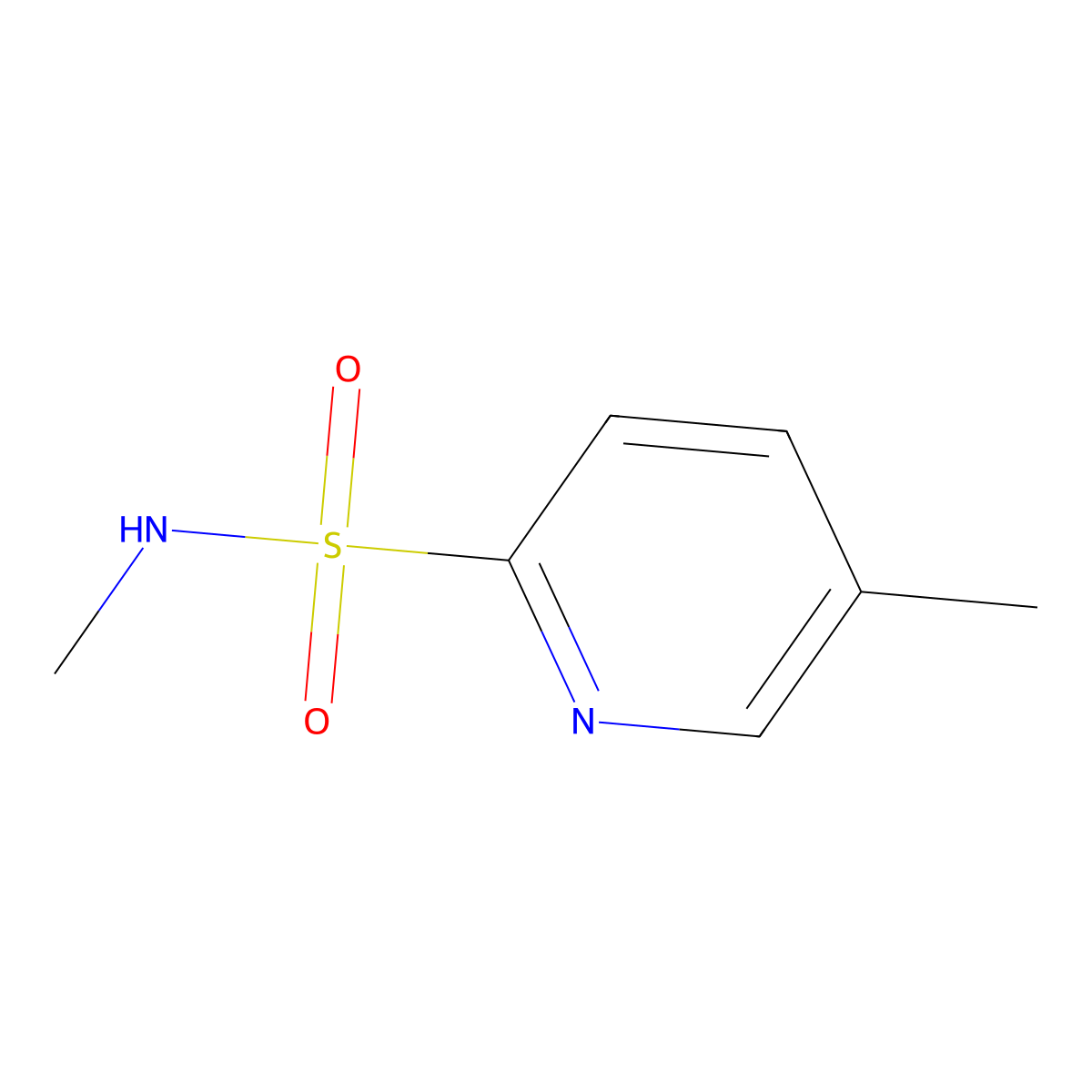 N,5-dimethylpyridine-2-sulfonamide molecular structure, CAS 1420897-39-7