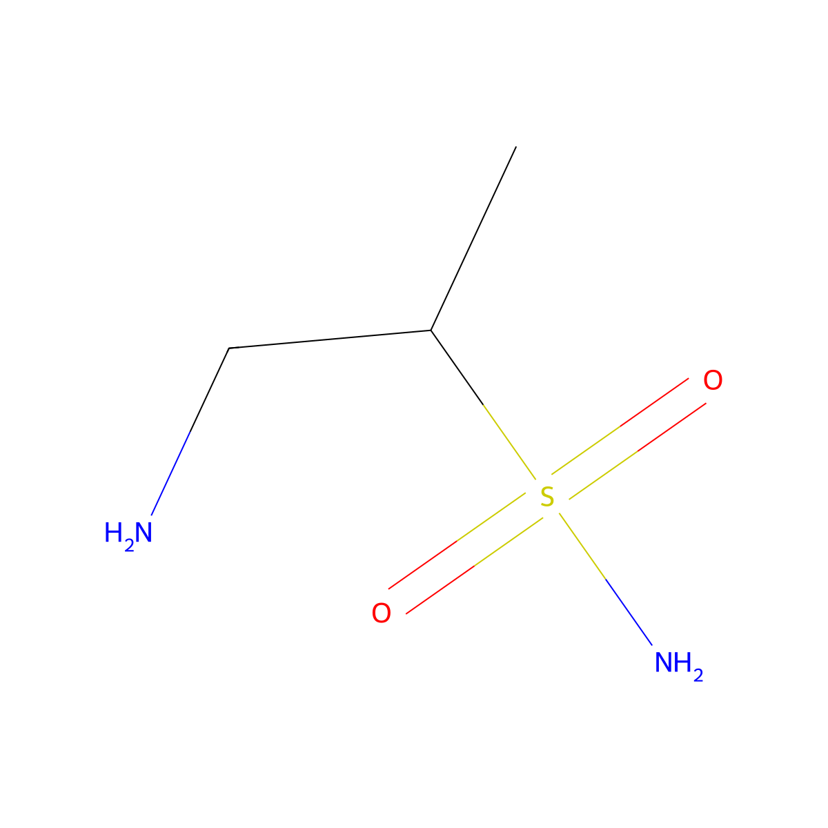 1-Aminopropane-2-sulfonamide molecular structure, CAS 1420933-09-0