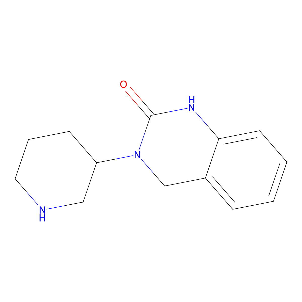 3-(piperidin-3-yl)-3,4-dihydroquinazolin-2(1H)-one molecular structure, CAS 1420981-58-3