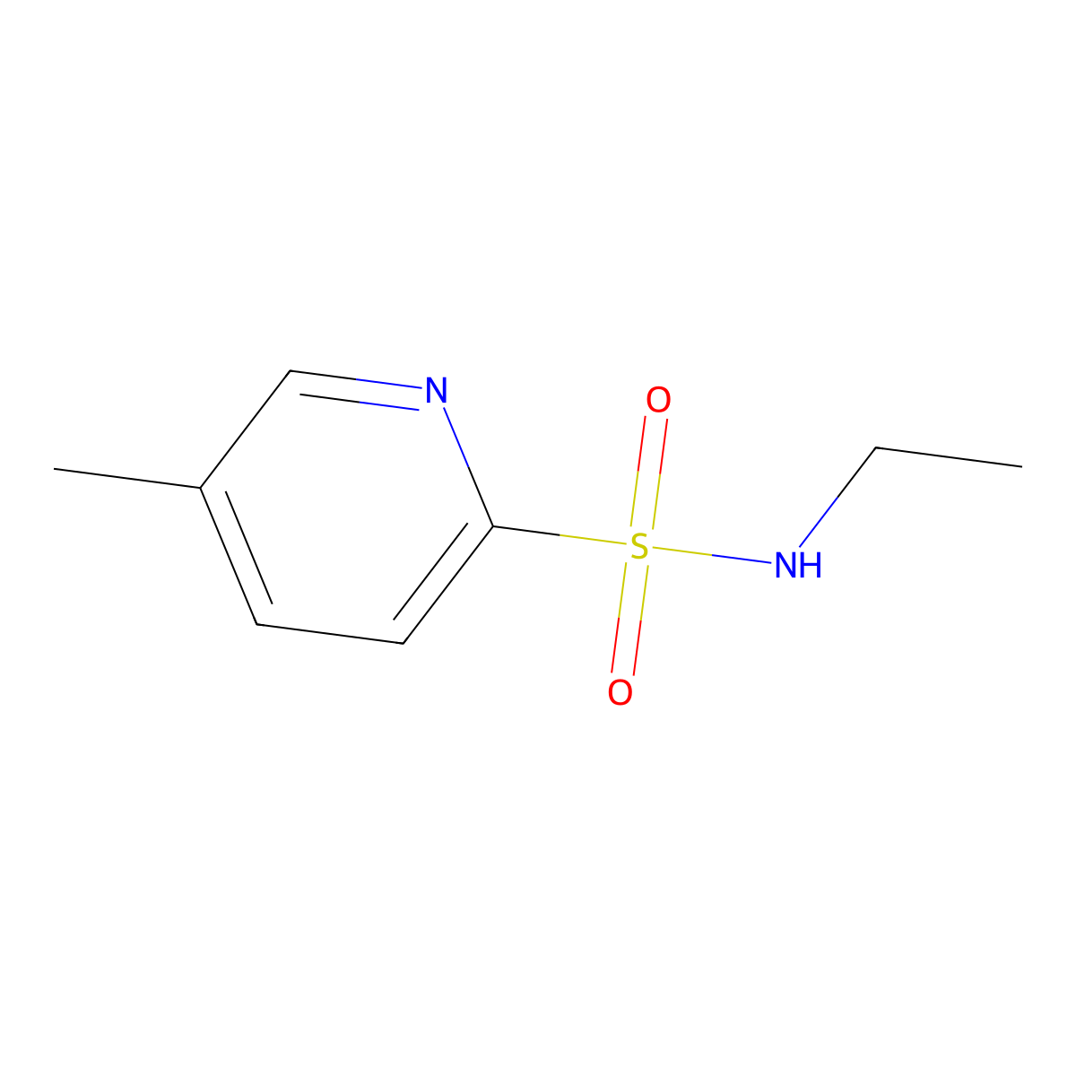 N-ethyl-5-methylpyridine-2-sulfonamide molecular structure, CAS 1420987-64-9