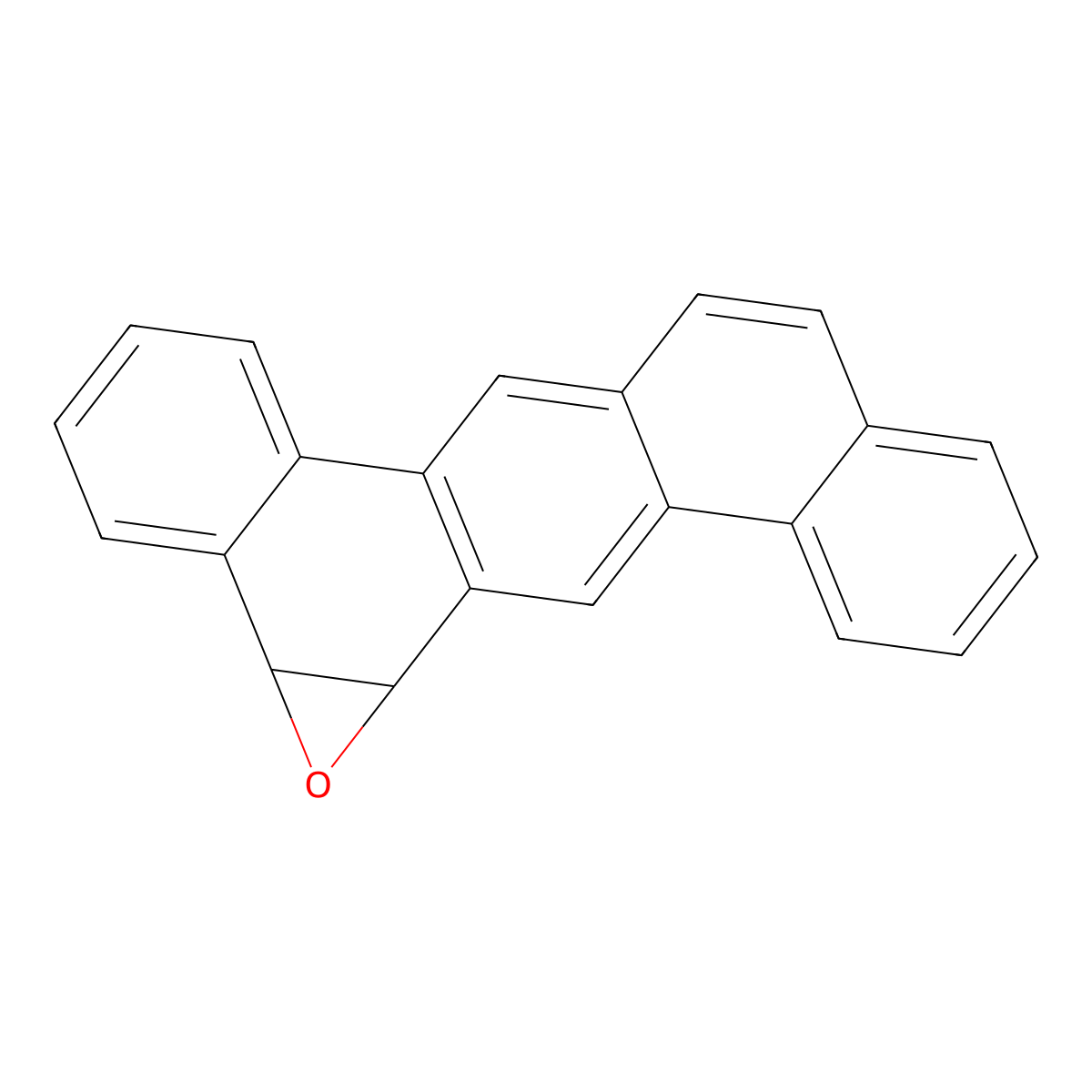 5,6-Epoxy-5,6-dihydrodibenz(a,h)anthracene molecular structure, CAS 1421-85-8
