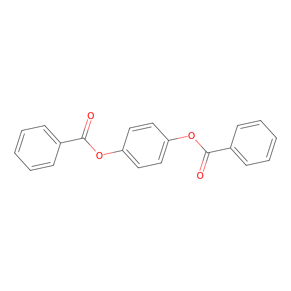 4-(Benzoyloxy)phenyl benzoate molecular structure, CAS 14210-97-0