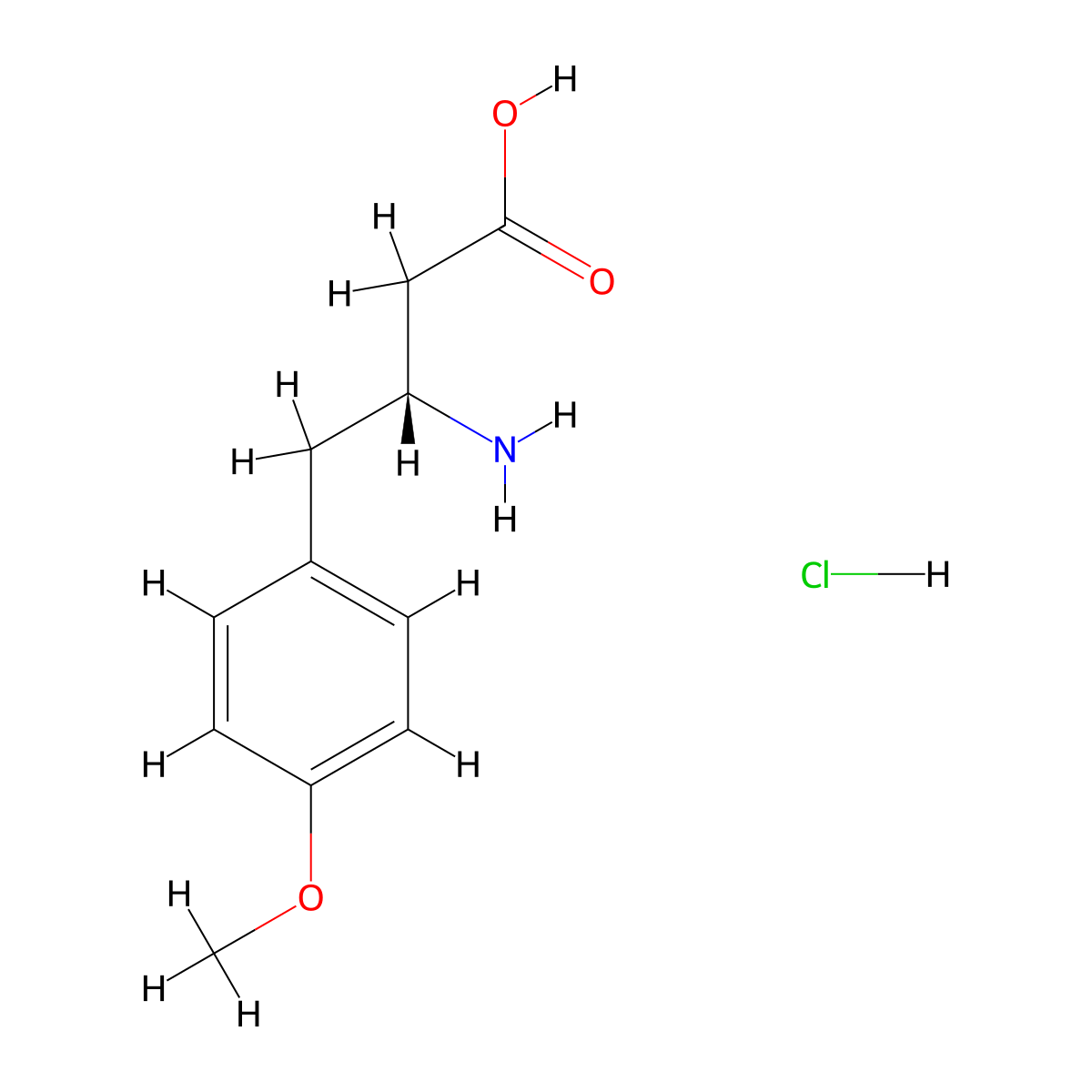 Benzenebutanoic acid, beta-amino-4-methoxy-, hydrochloride (1:1), (betaR)- molecular structure, CAS 1421258-66-3