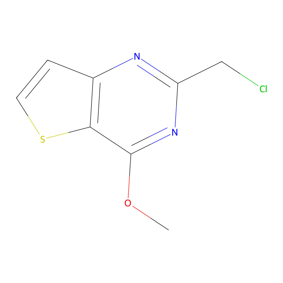 2-Chloromethyl-4-methoxy-thieno[3,2-d]pyrimidine molecular structure, CAS 1421311-90-1