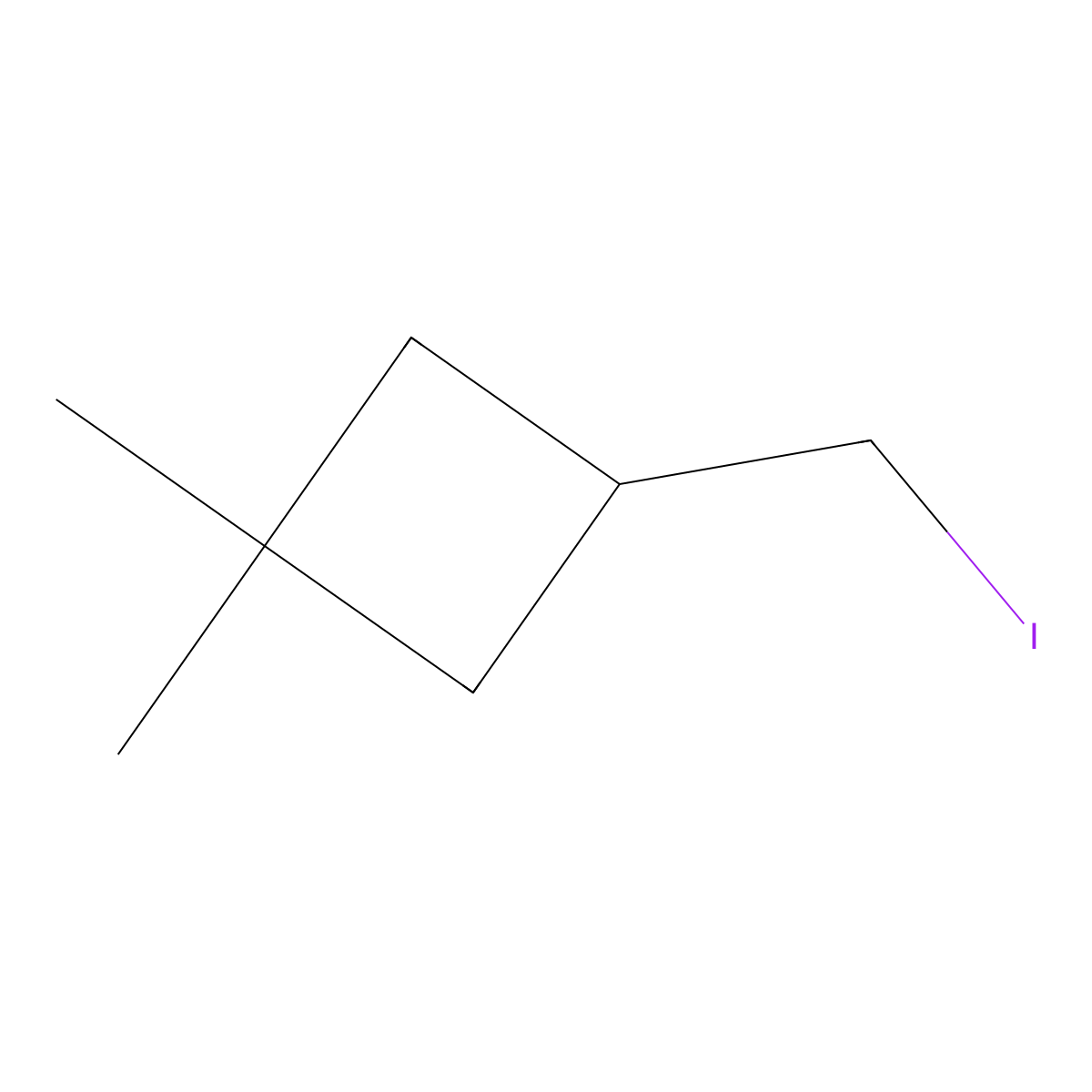 3-(Iodomethyl)-1,1-dimethylcyclobutane molecular structure, CAS 1421313-74-7