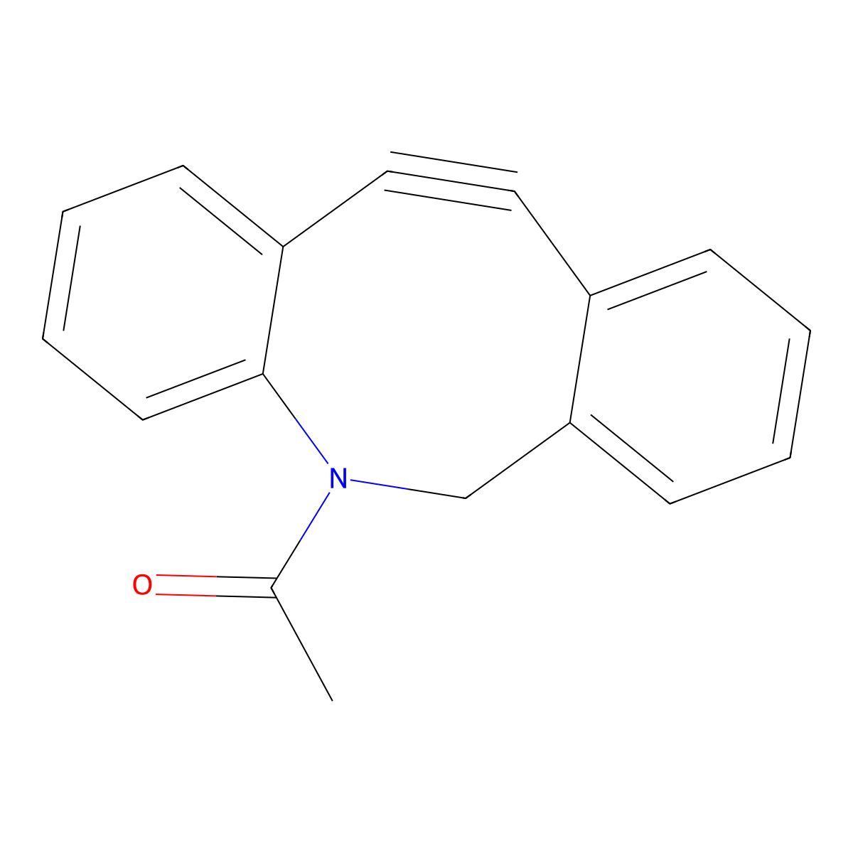 1-(11,12-Didehydrodibenz[b,f]azocin-5(6H)-yl)ethanone molecular structure, CAS 1421353-86-7