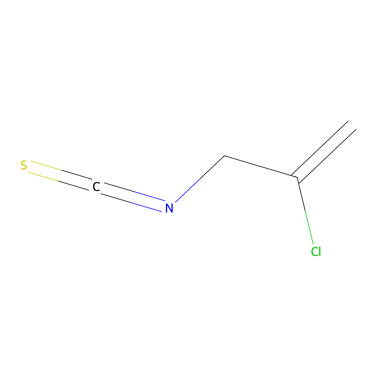 2-Chlor-3-isothiocyanato-1-propene molecular structure, CAS 14214-31-4