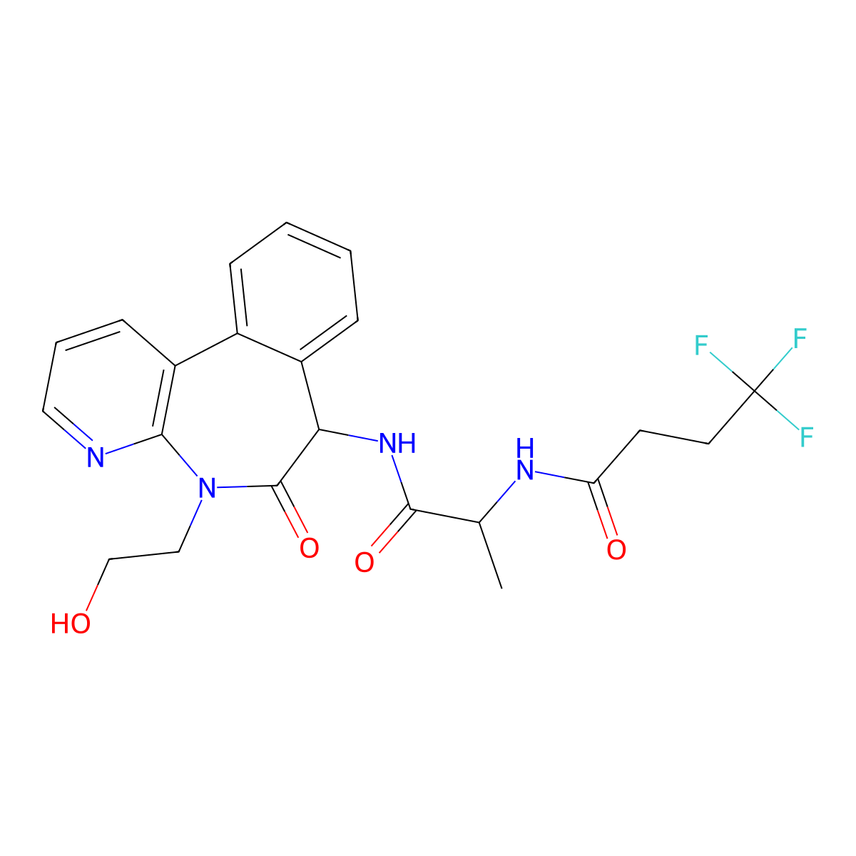 Crenigacestat molecular structure, CAS 1421438-81-4