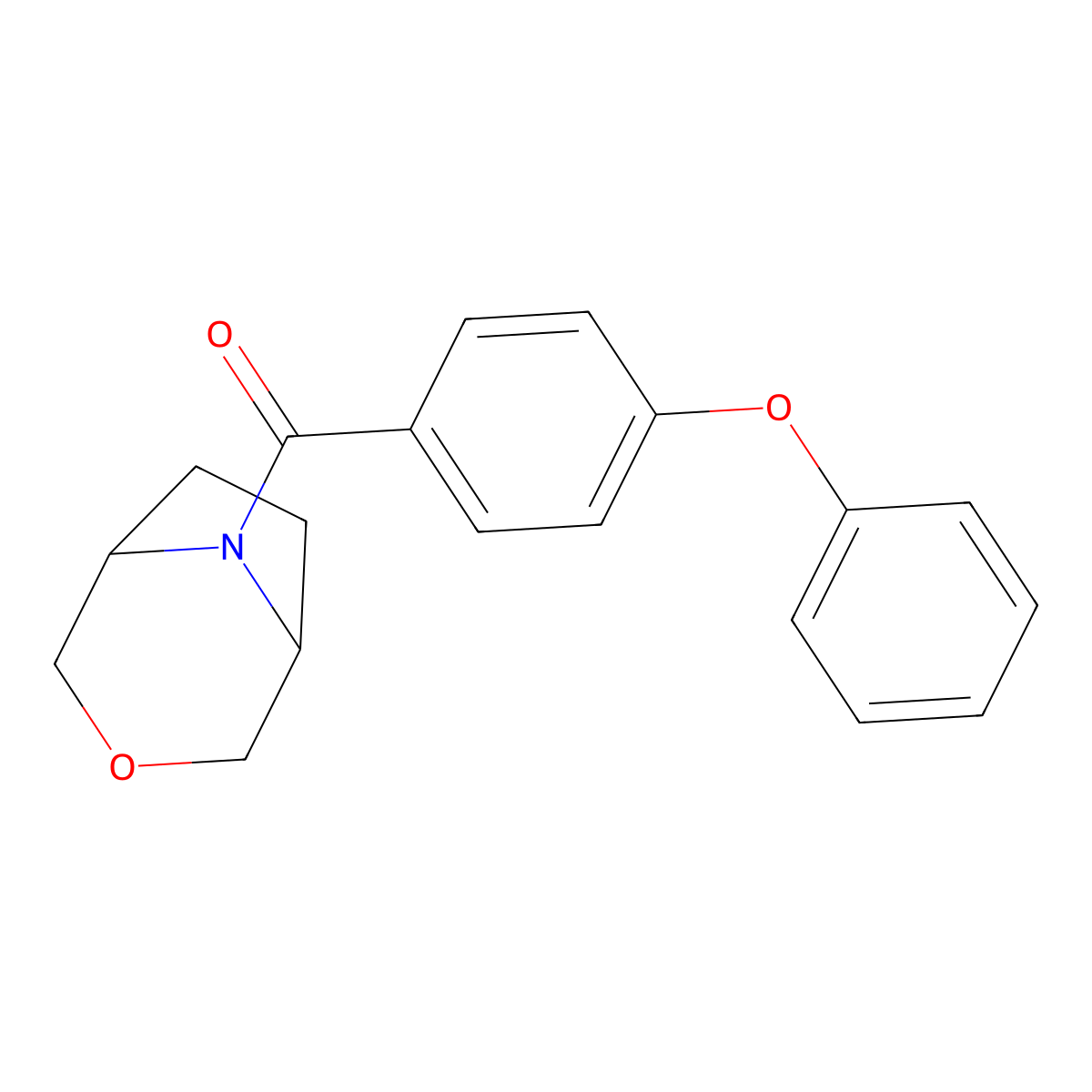 (1R,5S)-3-oxa-8-azabicyclo[3.2.1]octan-8-yl(4-phenoxyphenyl)methanone molecular structure, CAS 1421446-07-2