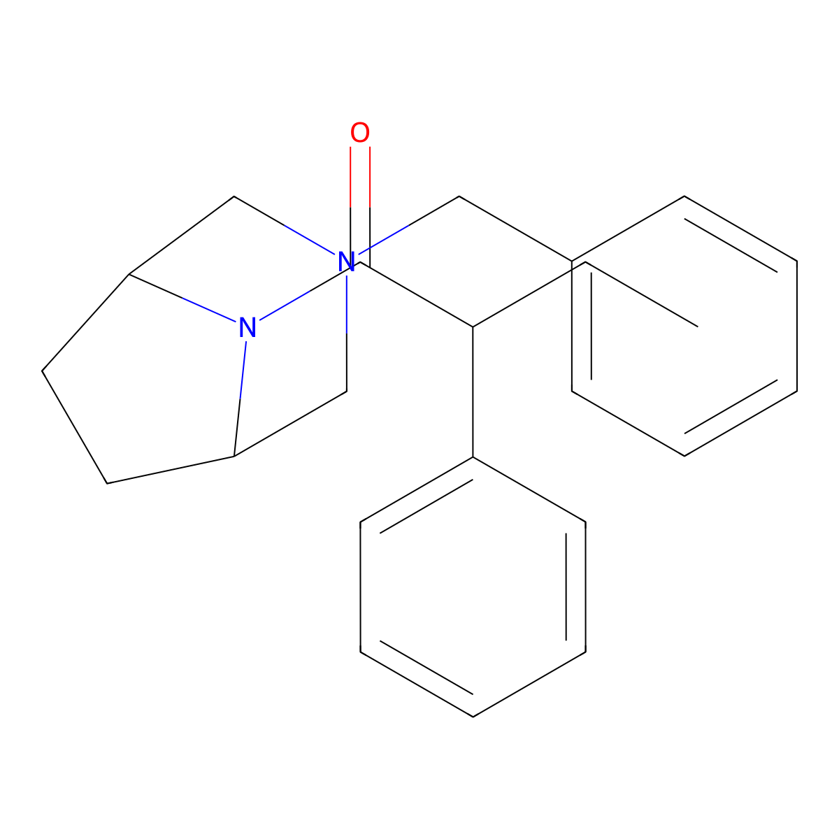 1-((1R,5S)-3-benzyl-3,8-diazabicyclo[3.2.1]octan-8-yl)-2-phenylbutan-1-one molecular structure, CAS 1421465-99-7