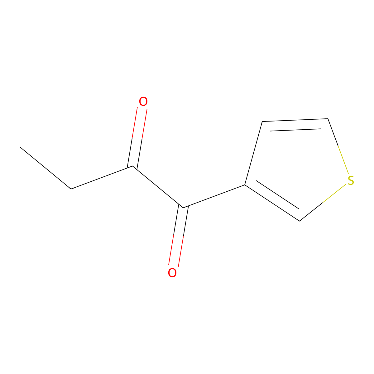1-(3-Thienyl)butane-1,2-dione molecular structure, CAS 1421479-06-2