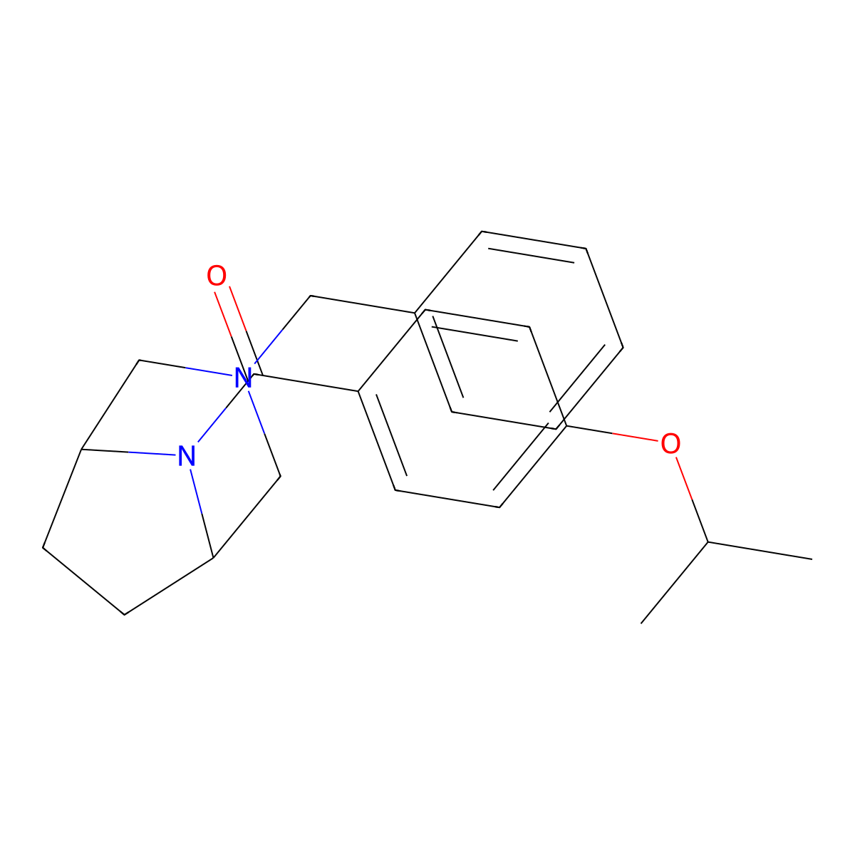 ((1R,5S)-3-benzyl-3,8-diazabicyclo[3.2.1]octan-8-yl)(4-isopropoxyphenyl)methanone molecular structure, CAS 1421480-76-3