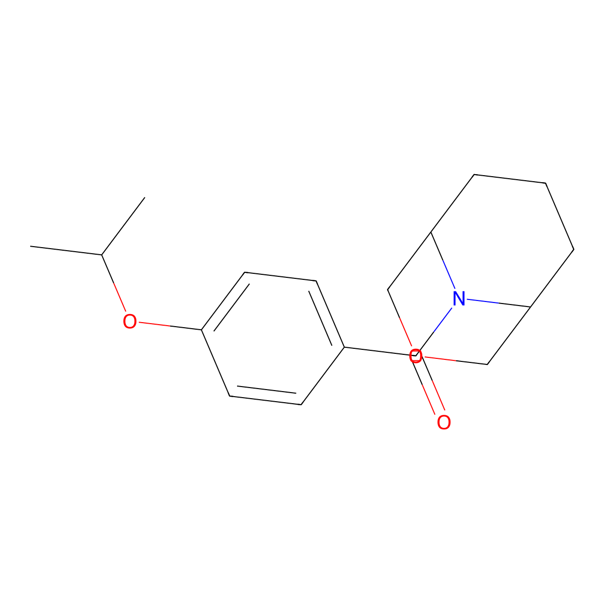 3-Oxa-9-azabicyclo[3.3.1]nonan-9-yl(4-isopropoxyphenyl)methanone molecular structure, CAS 1421509-94-5