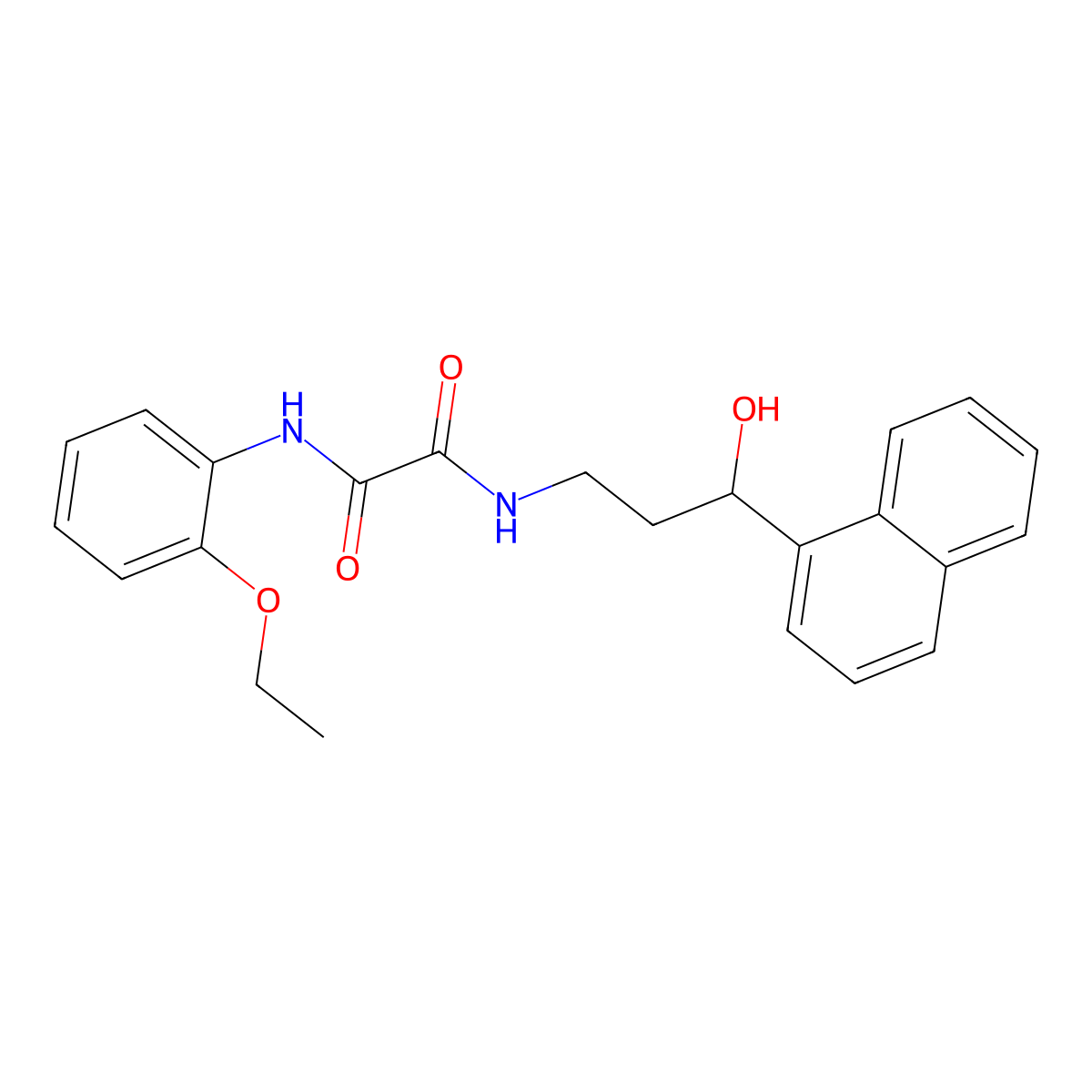 N1-(2-ethoxyphenyl)-N2-(3-hydroxy-3-(naphthalen-1-yl)propyl)oxalamide molecular structure, CAS 1421517-33-0