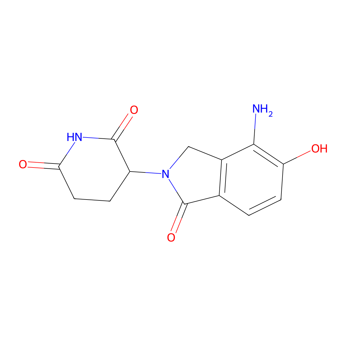 Hydroxy Lenalidomide molecular structure, CAS 1421593-78-3