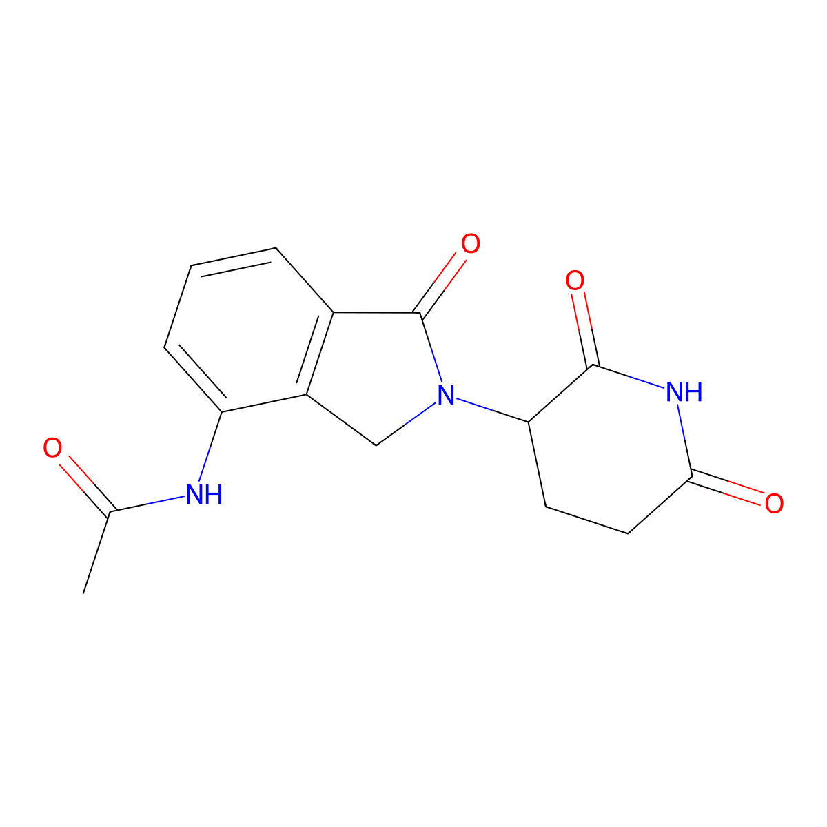 N-acetyl Lenalidomide molecular structure, CAS 1421593-80-7