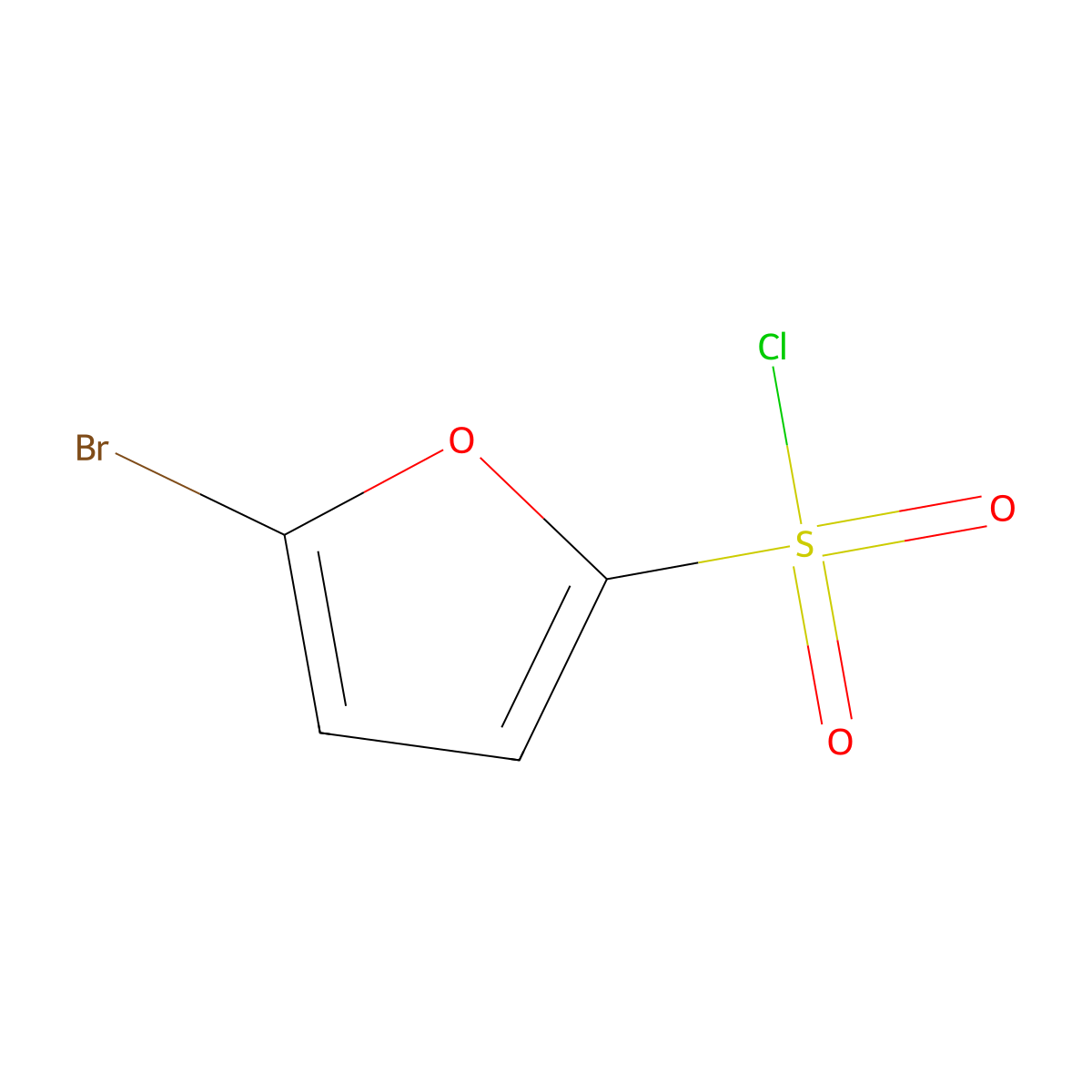 5-Bromofuran-2-sulfonyl chloride molecular structure, CAS 1421601-06-0