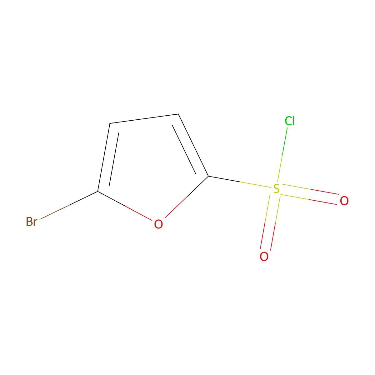 5-Bromofuran-2-sulfonyl chloride molecular structure, CAS 1421601-06-0
