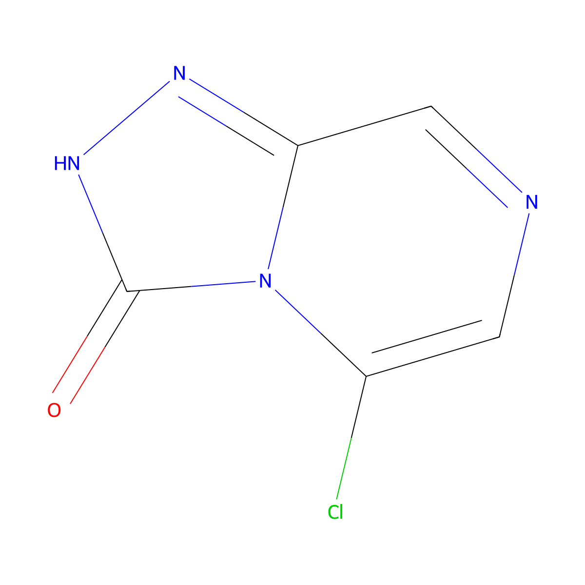 5-chloro-2H,3H-(1,2,4)triazolo(4,3-a)pyrazin-3-one molecular structure, CAS 1421601-17-3