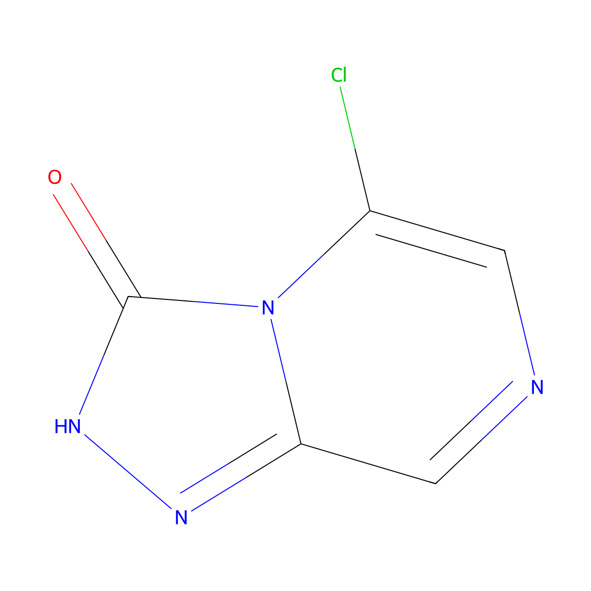 5-chloro-2H,3H-(1,2,4)triazolo(4,3-a)pyrazin-3-one molecular structure, CAS 1421601-17-3