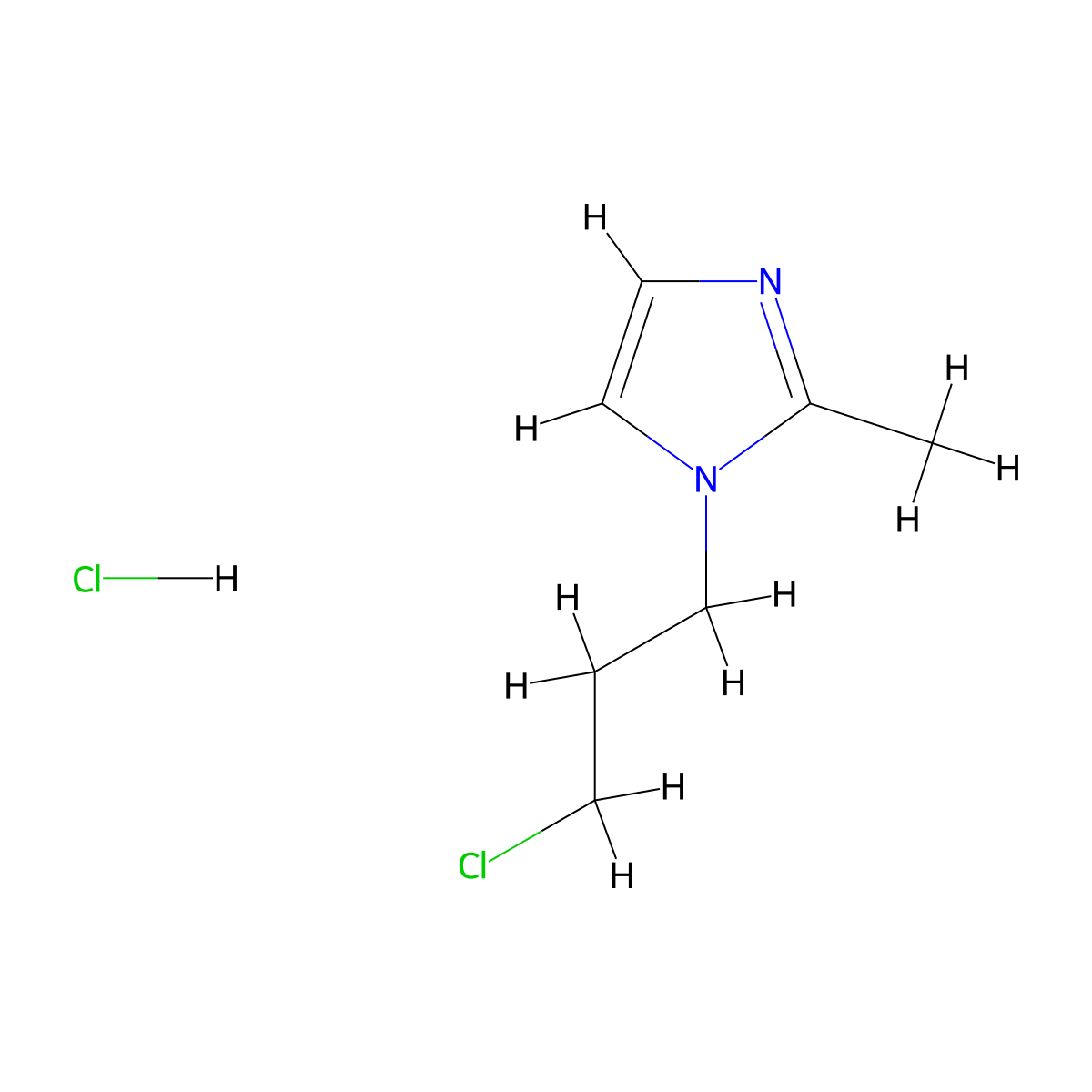 1-(3-Chloropropyl)-2-methyl-1H-imidazole hydrochloride molecular structure, CAS 1421601-58-2