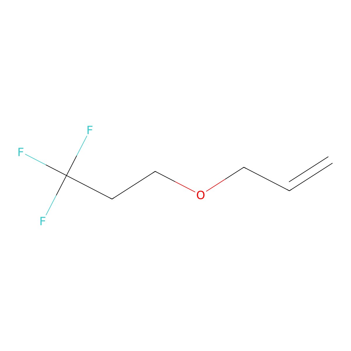 3-(3,3,3-Trifluoropropoxy)prop-1-ene molecular structure, CAS 1421602-07-4