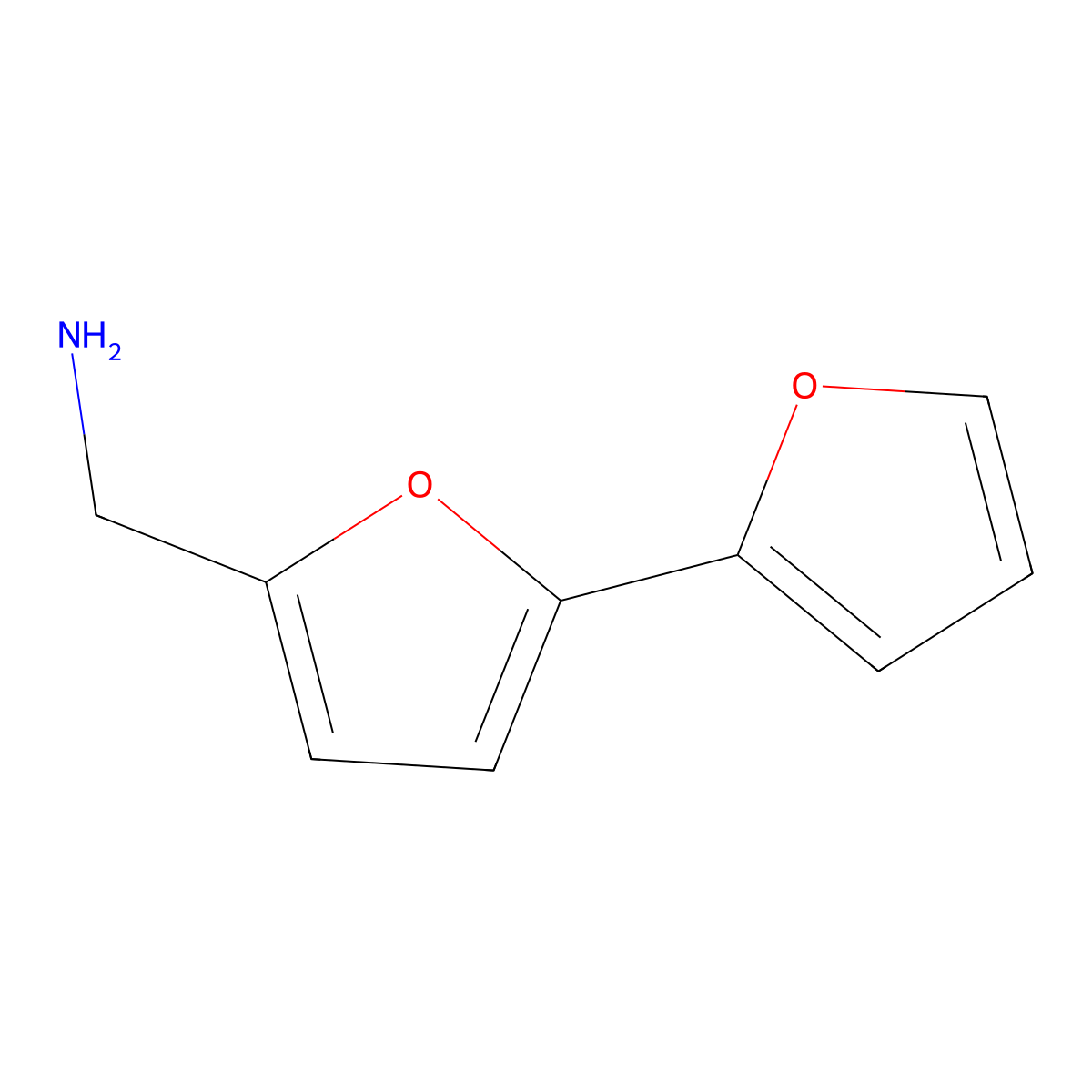 [5-(Furan-2-yl)furan-2-yl]methanamine molecular structure, CAS 1421603-73-7