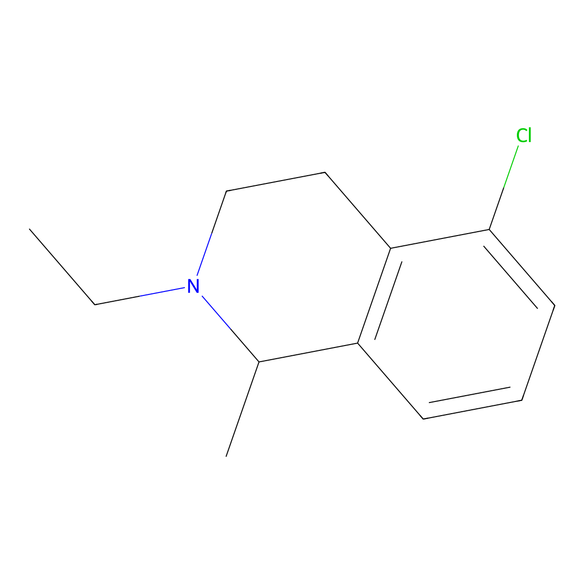 5-Chloro-2-ethyl-1-methyl-1,2,3,4-tetrahydroisoquinoline molecular structure, CAS 1421604-01-4