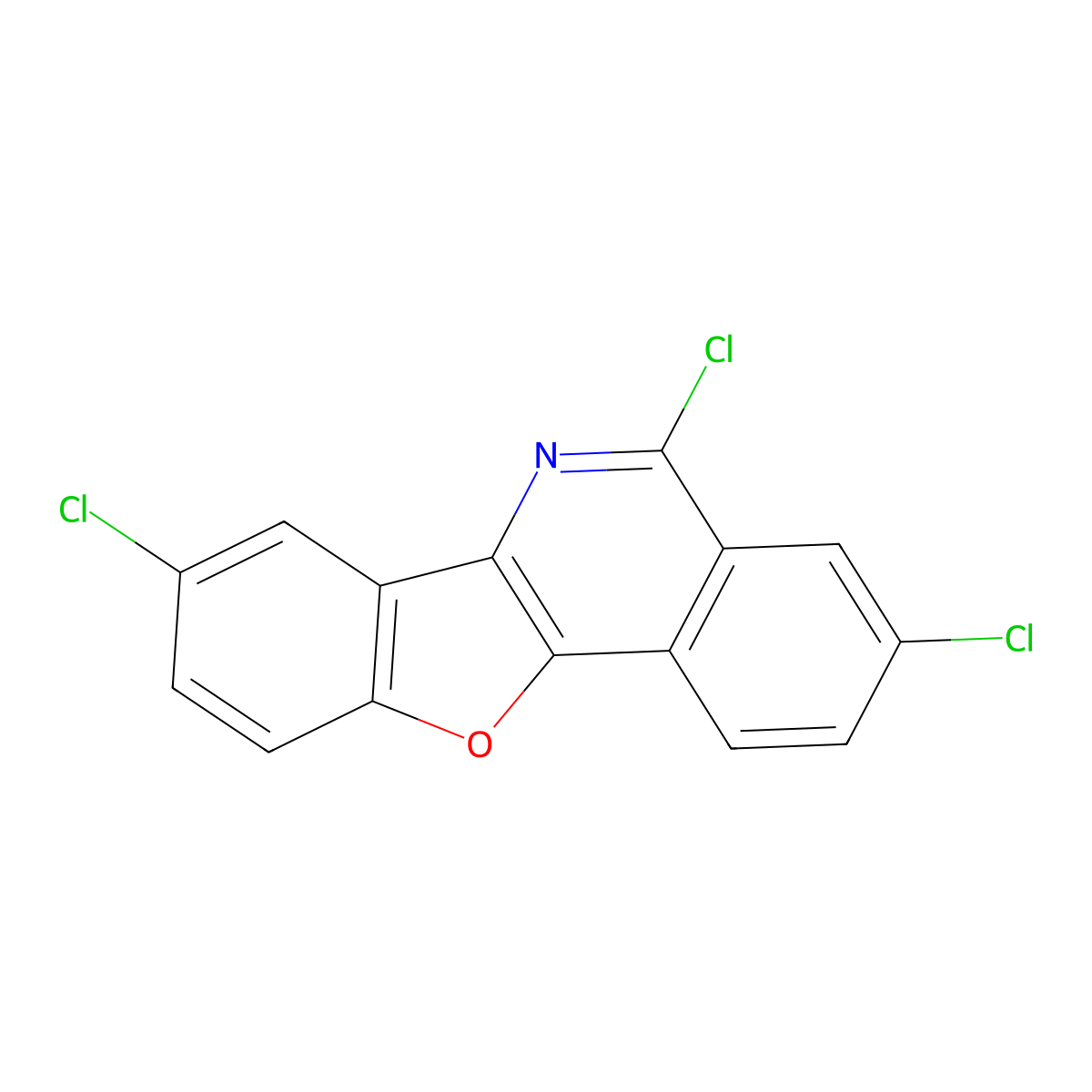 3,5,8-Trichloro-benzofuro[3,2-c]isoquinoline molecular structure, CAS 1421605-52-8