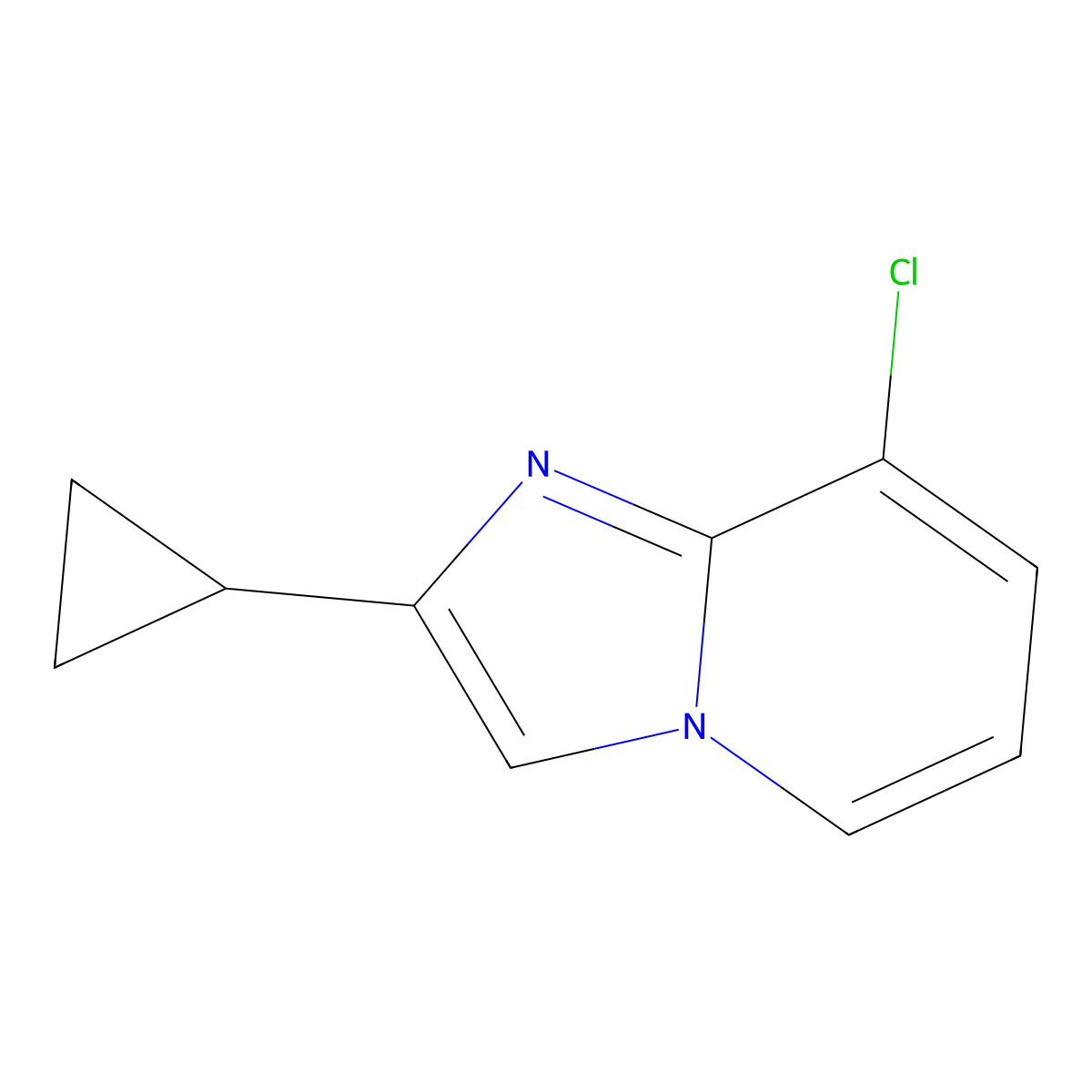 8-Chloro-2-cyclopropylimidazo[1,2-a]pyridine molecular structure, CAS 1421785-82-1