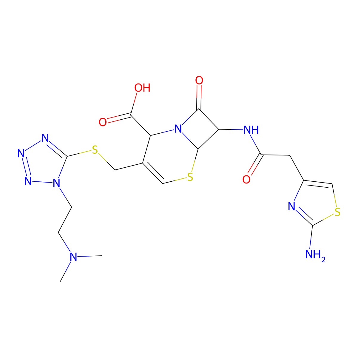delta(3)-Cefotiam molecular structure, CAS 142182-63-6