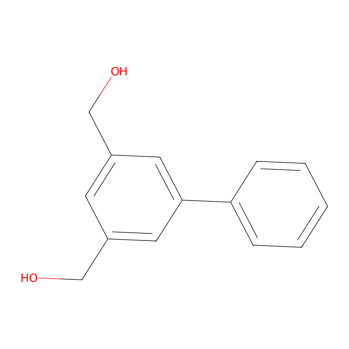 [1,1'-Biphenyl]-3,5-diyldimethanol molecular structure, CAS 142183-86-6