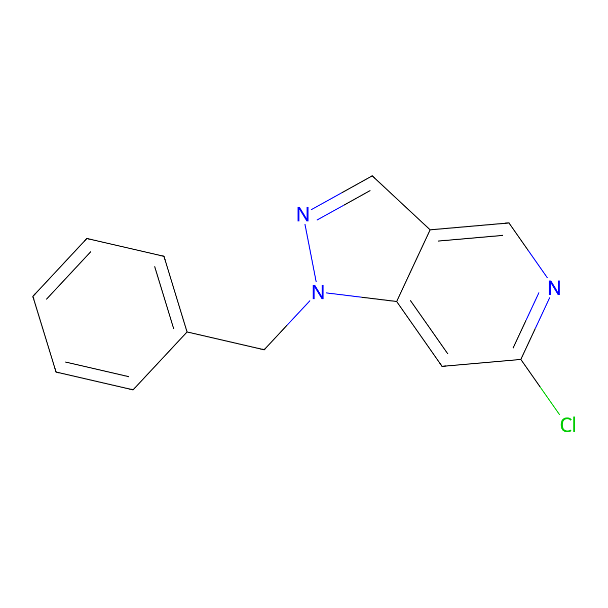 1-Benzyl-6-chloro-1H-pyrazolo[4,3-c]pyridine molecular structure, CAS 1421857-69-3