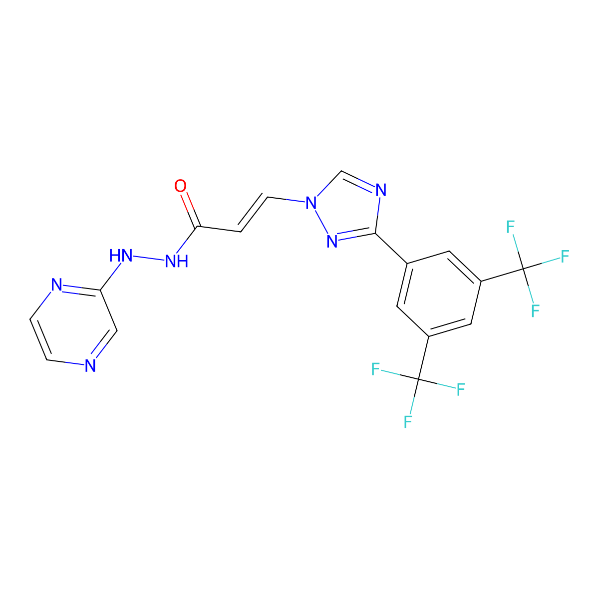 Kpt-330, (E)- molecular structure, CAS 1421923-86-5