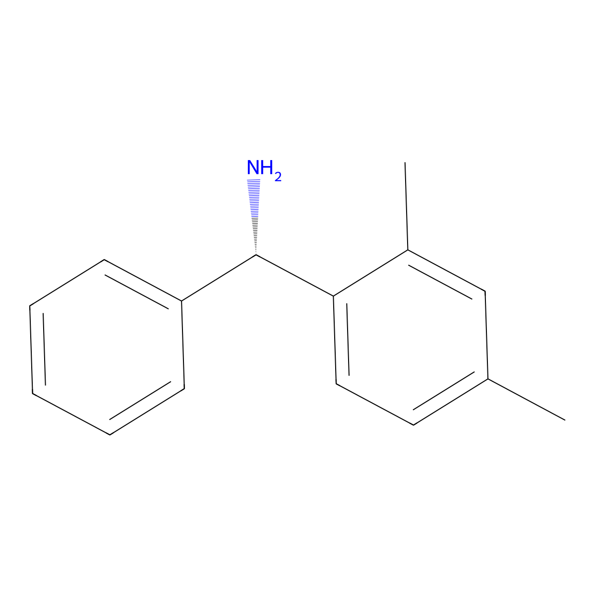 (S)-(2,4-dimethylphenyl)(phenyl)methanamine molecular structure, CAS 1421949-54-3