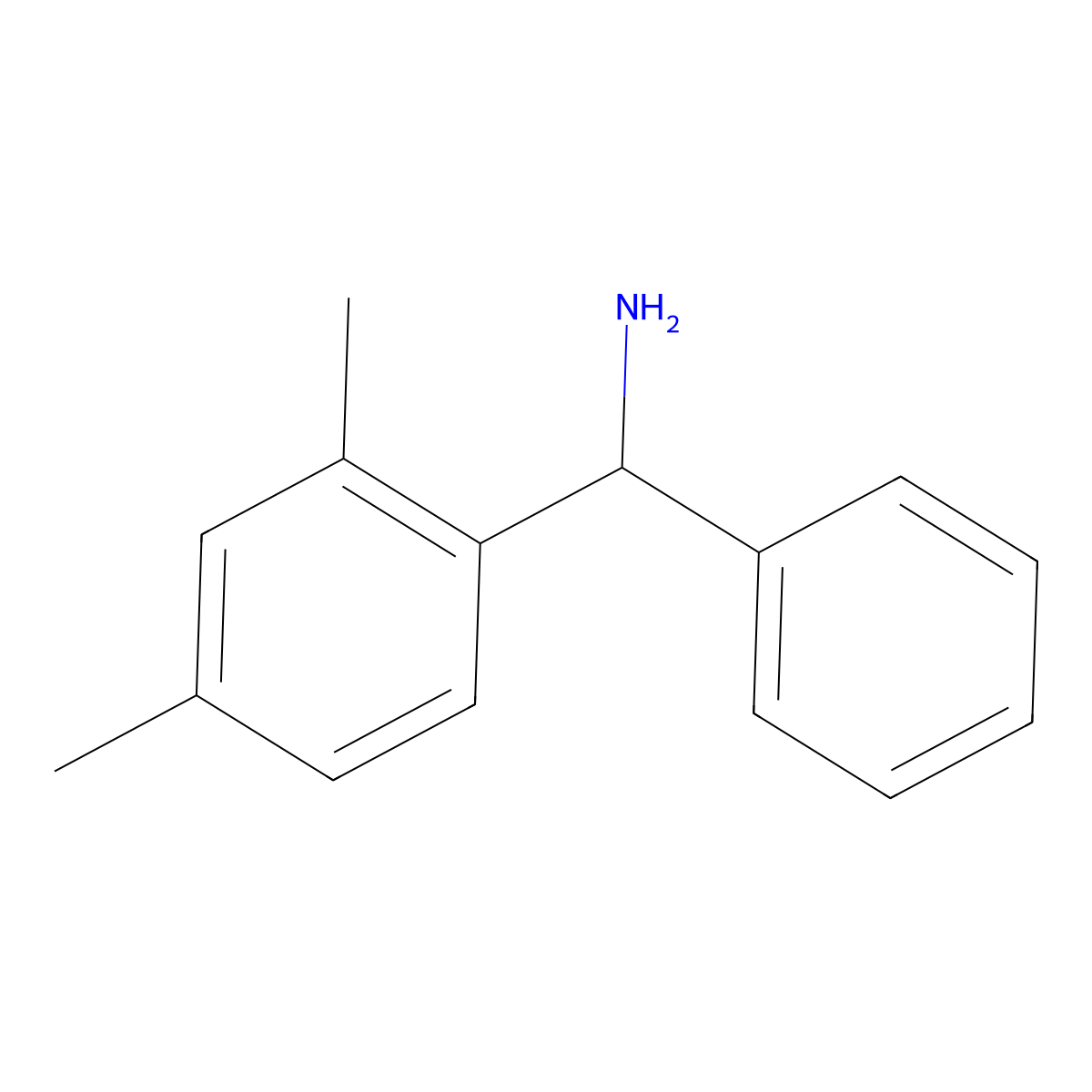 (R)-(2,4-Dimethylphenyl)(phenyl)methanamine molecular structure, CAS 1422053-36-8