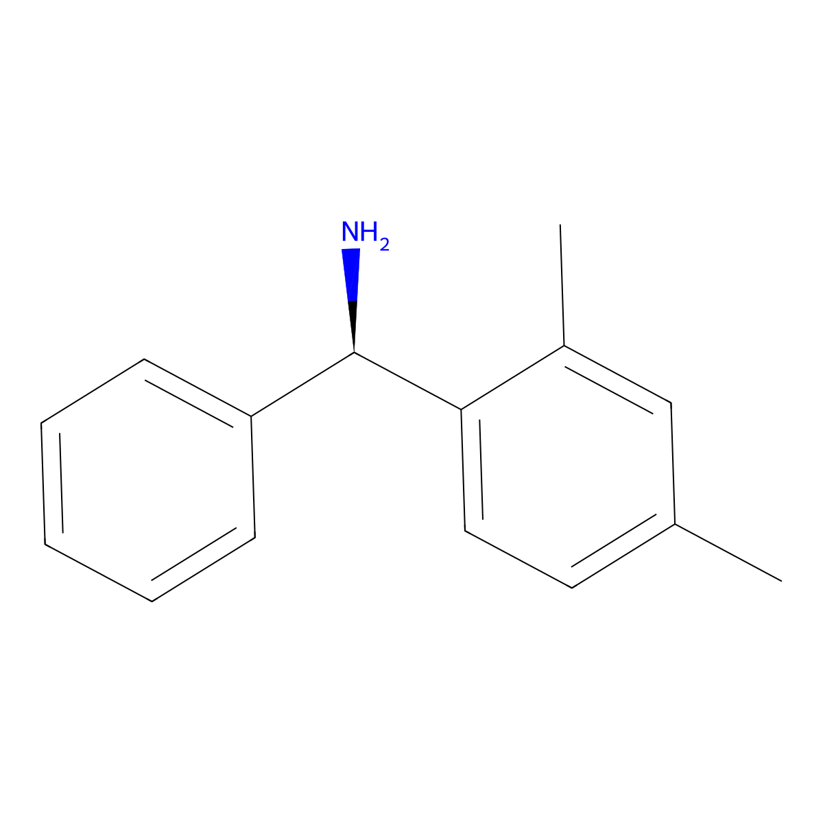 (R)-(2,4-Dimethylphenyl)(phenyl)methanamine molecular structure, CAS 1422053-36-8