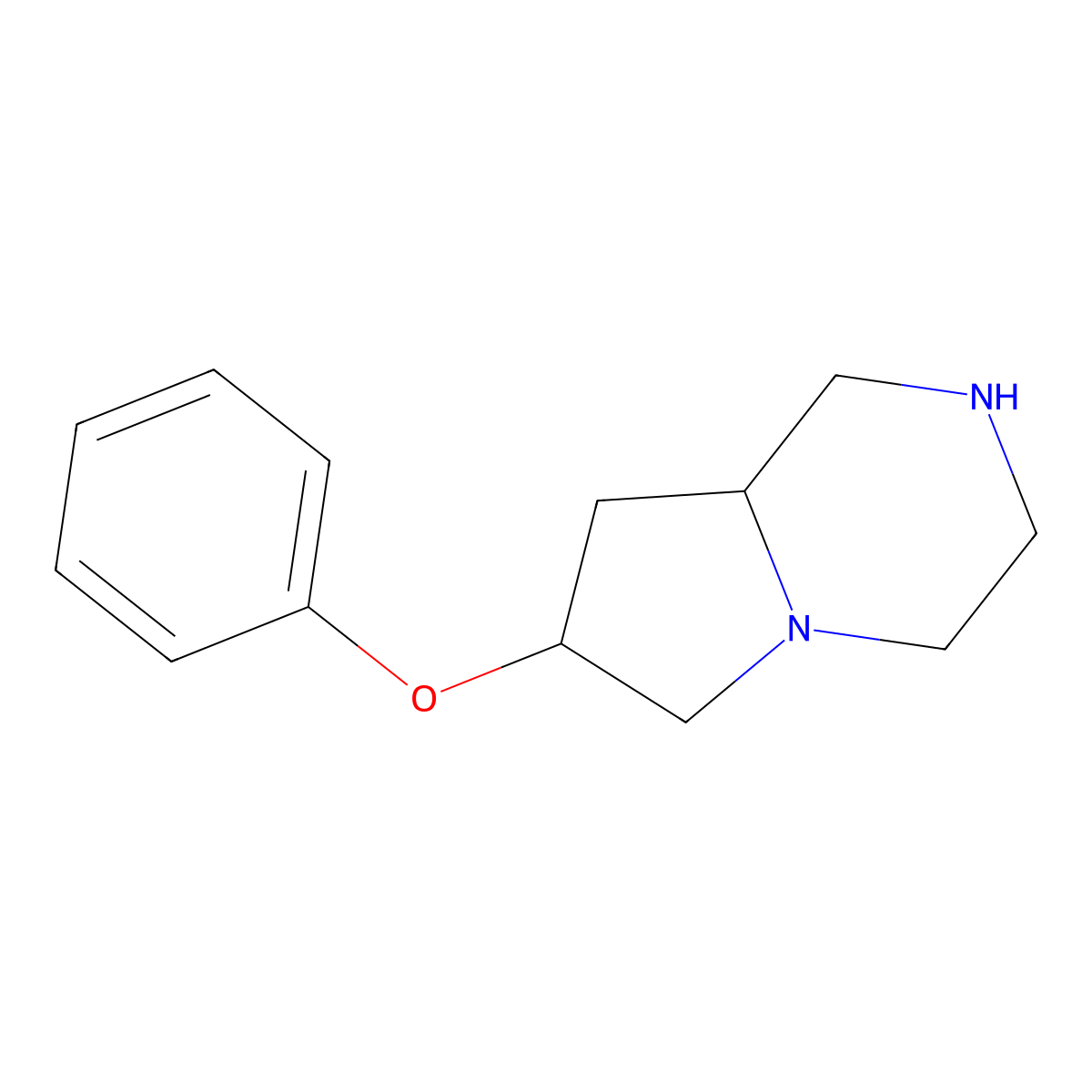 7-Phenoxyoctahydropyrrolo[1,2-a]pyrazine molecular structure, CAS 1422057-73-5