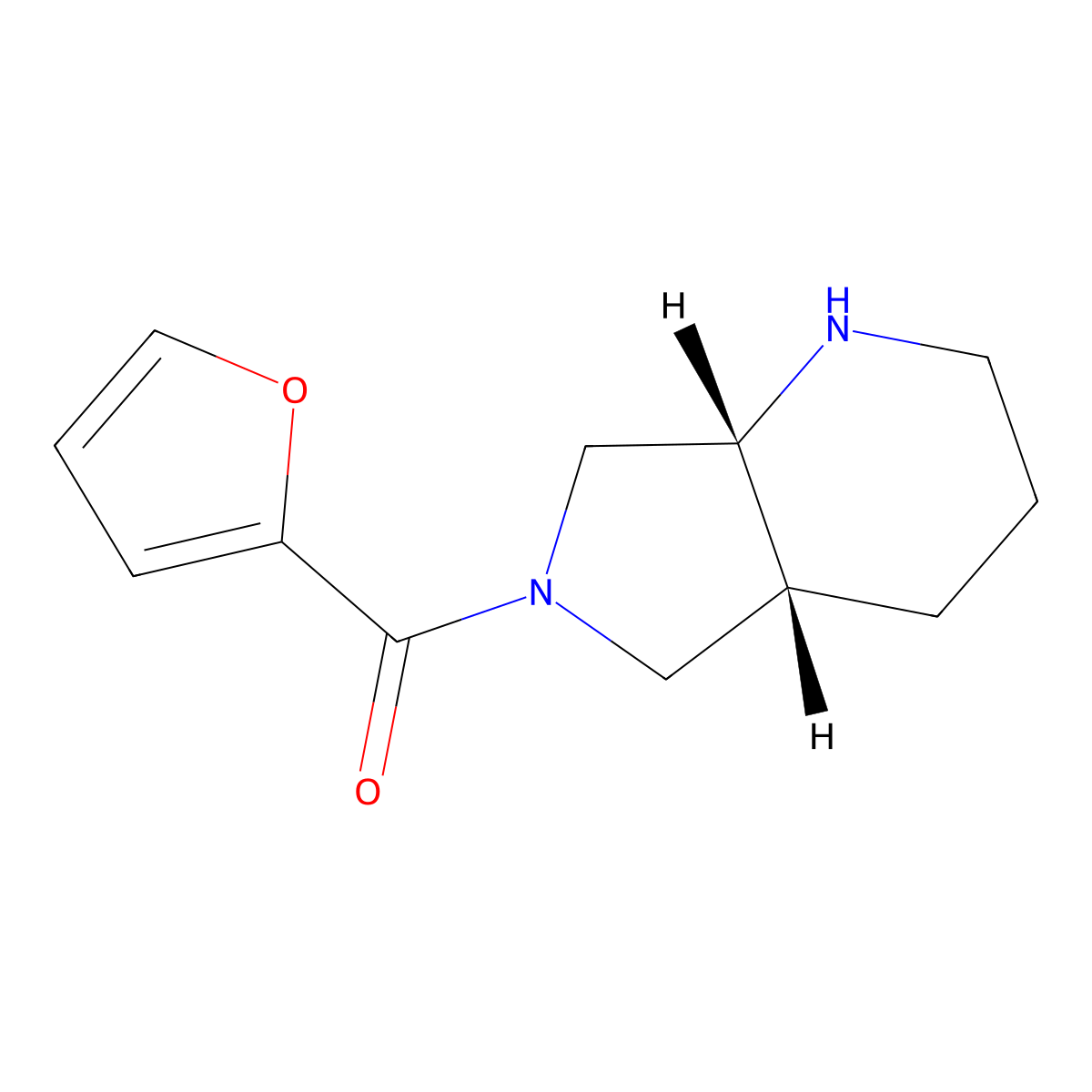 [(4aR,7aR)-1,2,3,4,4a,5,7,7a-octahydropyrrolo[3,4-b]pyridin-6-yl]-(furan-2-yl)methanone molecular structure, CAS 1422058-26-1