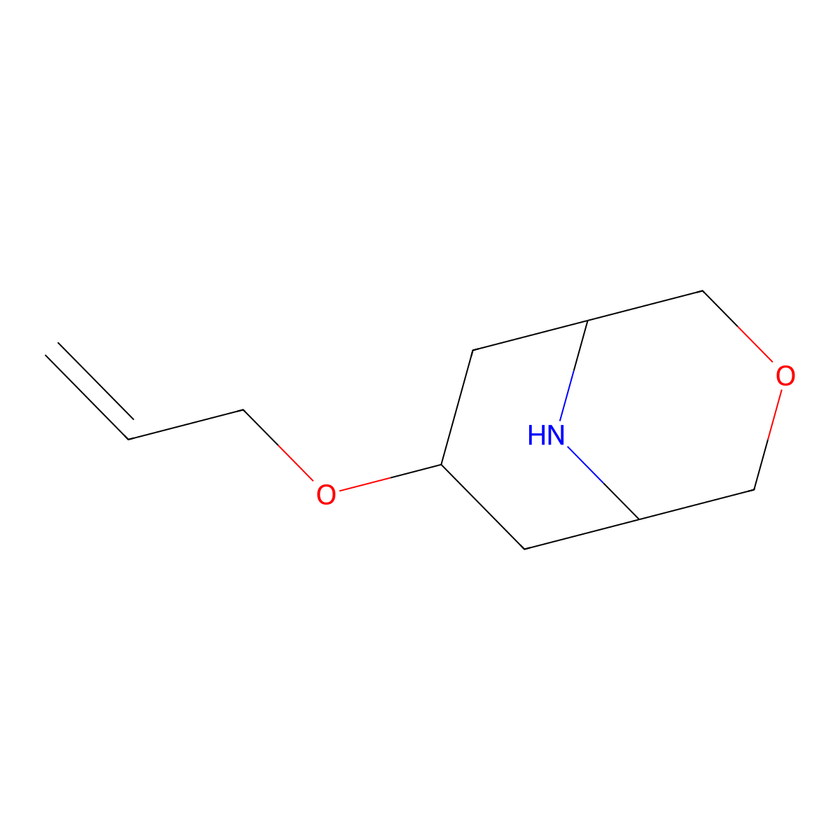 7-(Allyloxy)-3-oxa-9-azabicyclo[3.3.1]nonane molecular structure, CAS 1422059-30-0