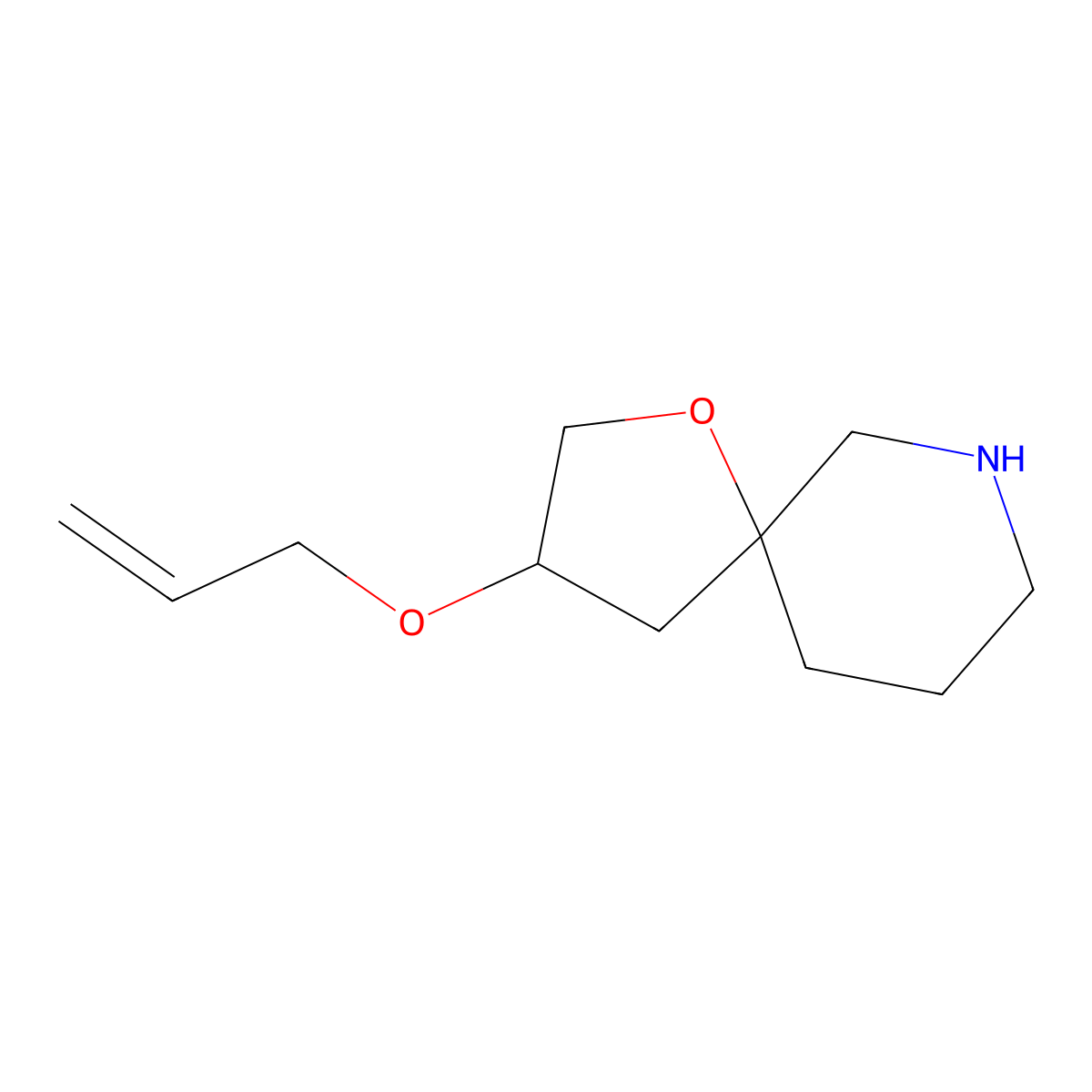 3-(Allyloxy)-1-Oxa-7-Azaspiro[4.5]Decane molecular structure, CAS 1422059-39-9