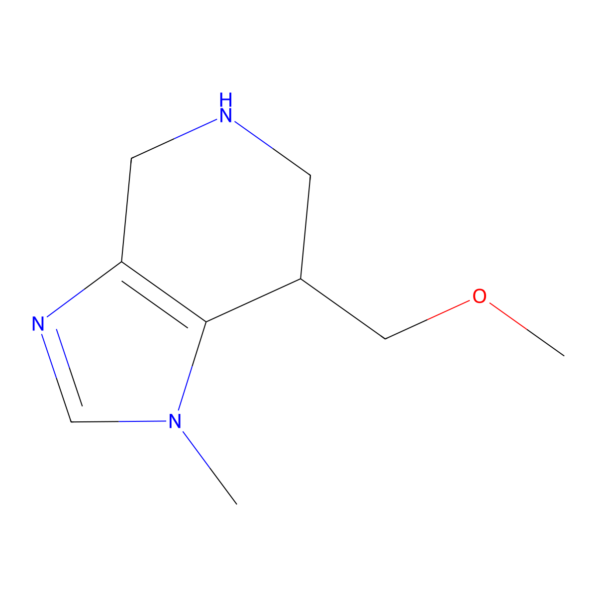 7-(Methoxymethyl)-1-methyl-4,5,6,7-tetrahydro-1H-imidazo[4,5-c]pyridine molecular structure, CAS 1422059-63-9