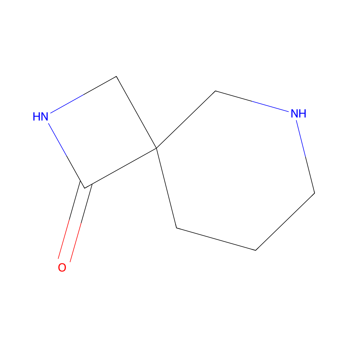 2,6-Diazaspiro[3.5]nonan-1-one molecular structure, CAS 1422062-20-1